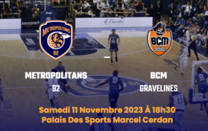 METROPOLITANS 92 - BCM GRAVELINES DUNKERQUE