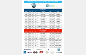 Programme de la semaine du 17 au 23 novembre 2025