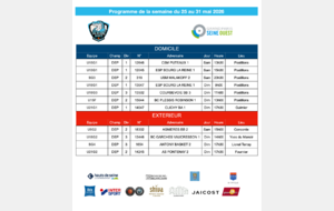 Programme de la semaine du 25 au 31 mai 2026