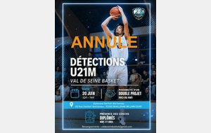 Détection saison 2026/2027 - U18/U21/Seniors