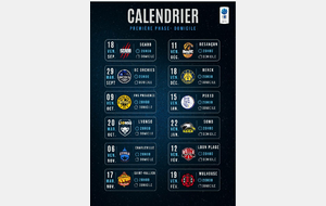 Calendrier NM1 - Phase 1