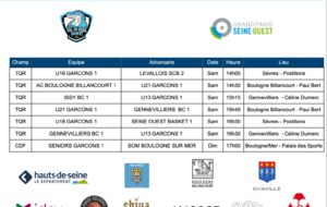Programme de la semaine du 7 au 13 septembre 2026