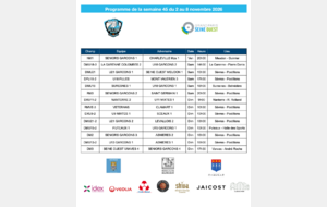 Programme de la semaine du 2 au 8 novembre 2026