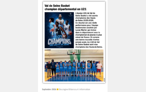 Les U21 et les U18 G1 en vue dans le BBI de septembre