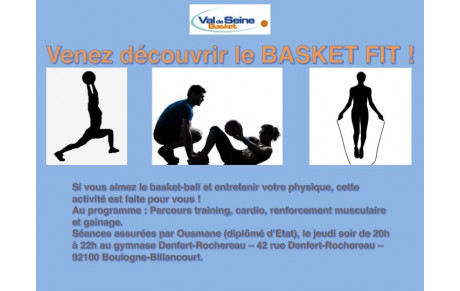 Nouveau dès la rentrée : le basket fit !