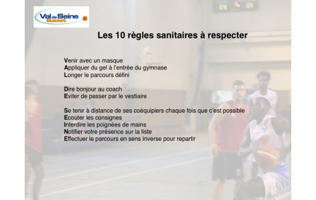 10 règles sanitaires à respecter