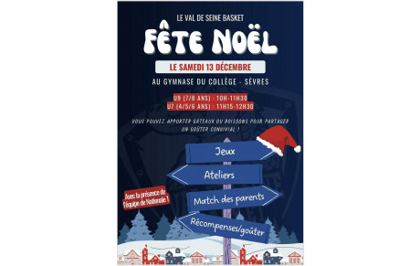 Fete de Noel de l'école de Basket