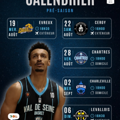 Calendrier pré-saison