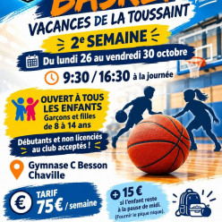 Stage vacances de Toussaint - Semaine 2