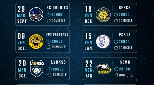 Calendrier NM1 - Phase 1